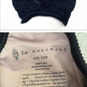 NWOT Free People Crochet Sports Bra, XS/S